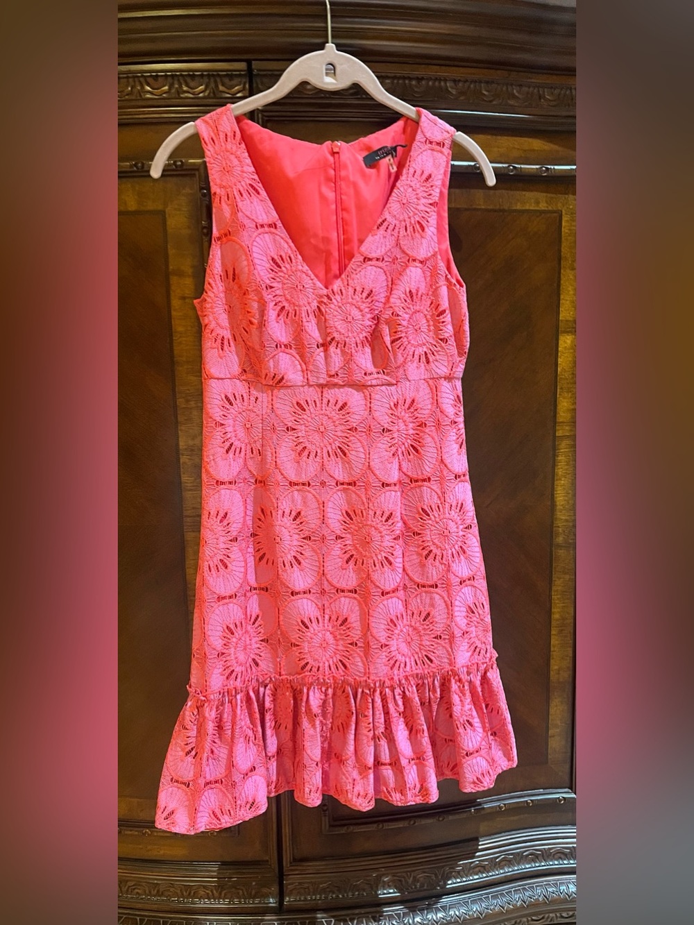 Trina Turk Carpinteria Dress Peony Pink Ladies Size - Picture 4 of 11